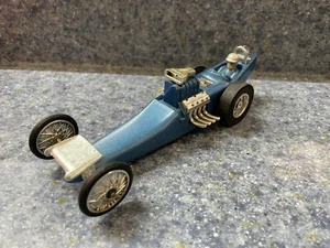 Vintage Eldon 1/24 blau Dragster Slot Auto - Bild 1 von 6