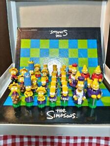 The Simpsons 3D Chess Set 1993 Board Game Strategy Rare From Japan Used