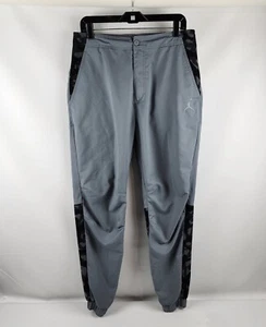 Nike Jordan AJ City Mens Pant Grey Black Jogger 706723-065 Size 34T (34x31) - Picture 1 of 12