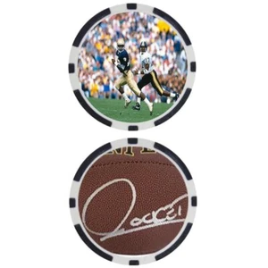 Rocket Ismail Notre Dame College Football Hall of Fame Chip - SIGNIERT - Bild 1 von 2