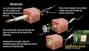 Enterprise Tackle Meat Mate Hair Stops - Picture 1 of 1