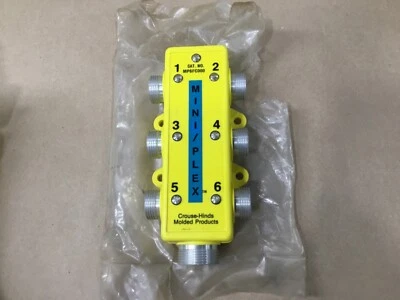 CROUSE-HINDS MP6FC000 6 PORT MINI-PLEX 120V 7A #08G78RM - Image 1 of 4