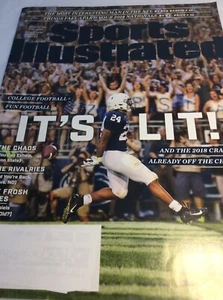 Sports Illustrated September 2018 Penn State Nittany Lions Miles Sanders NCAA - Imagen 1 de 5