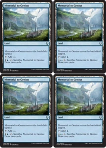 MTG - 4x MEMORIAL TO GENIUS - Dominaria (U) - Picture 1 of 1