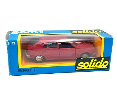 VINTAGE SOLIDO 43 Renault 14 NEW OLD STOCK 1/43 #AG - Immagine 1 di 4