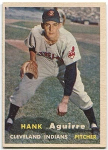 1957 Topps #96 Hank Aguirre Cleveland Indians - Rookie Card - Picture 1 of 2