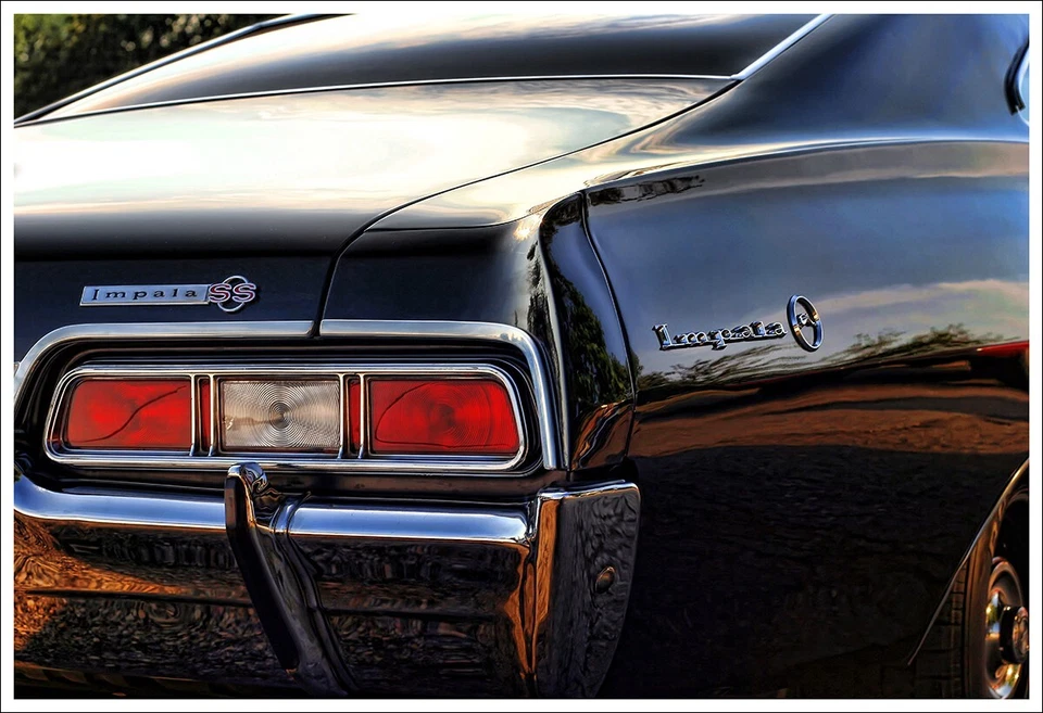 13x19 1967 Chevrolet Impala SS Photo Art Print Chevy  396 Turbo Fire 327 427 V8 - Image 1 of 1