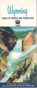 Mappa stradale Chevron 1963: Wyoming NOS - Foto 1 di 1