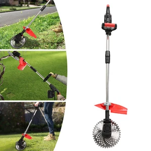 21V Lightweight Weed Eater with Blades Battery Weed Wacker with Charger for Lawn - Picture 1 of 24