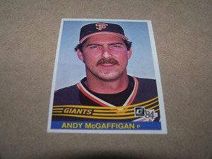 GIANTS ANDY MCGAFFIGAN 1984 DONRUSS #309