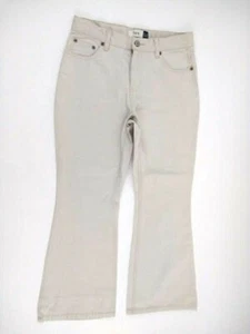 Gap Jeans Kids Girl Khaki Beige 100% Cotton Casual Flare Pants Size 8+ - Picture 1 of 12