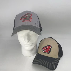 Kevin Harvick #4 NASCAR Hat Autographed  XL NASCAR  lot of 2 - fitted and adjust - Picture 1 of 16