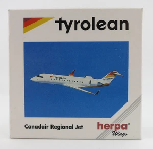 Herpa Tyrolean Bombardier Canadair Regional Jet / Modello CRJ - 1:500 - 511117 - Foto 1 di 17