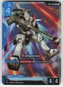 Tallgeese Legend Rare Starter Deck 02: Wings of Advance ST02-006 NM - Picture 1 of 2