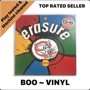 Erasure The Circus  UK 1987 Die Cut Sleeve Vinyl Lp Record  EX / VG+ - Picture 1 of 8