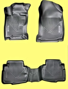 Husky Liner 95541 1st & 2nd Row Floor Mats Set for Subaru Models #4305 AMZ36 - Foto 1 di 9