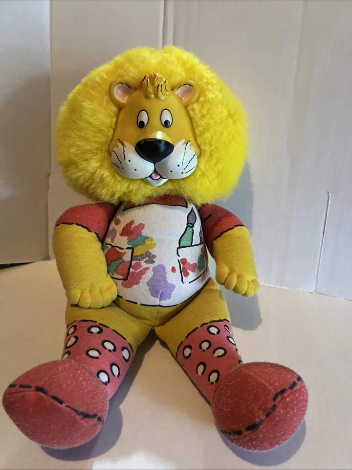 Vintage Zoobilee Zoo Van Go Lion Stuffed Puppet Plush 13” 1986 Hallmark - Image 1 of 4