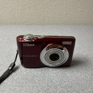 Nikon COOLPIX L22 12MP 3.6x Optical CCD Vintage Digital Camera Red-100% Working - Picture 1 of 6