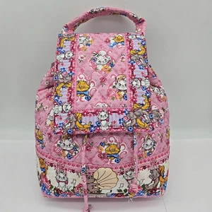 Vera Bradley Disney Aristocats Drawstring Backpack NWT NEW - Picture 1 of 10