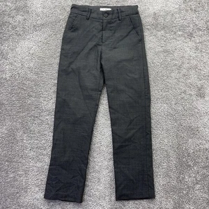 Janie and Jack Pants Boys 8 Wool Herringbone Gray Special Occasion Trouser Kids - Picture 1 of 12