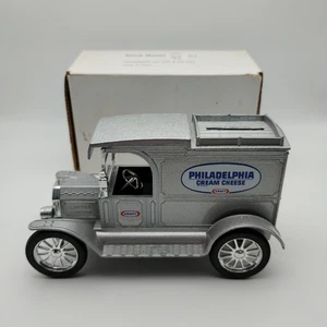 Ertl Philadelphia Cream Cheese Truck Bank 1913 Model T Van Delivery Truck Metal - Picture 1 of 8