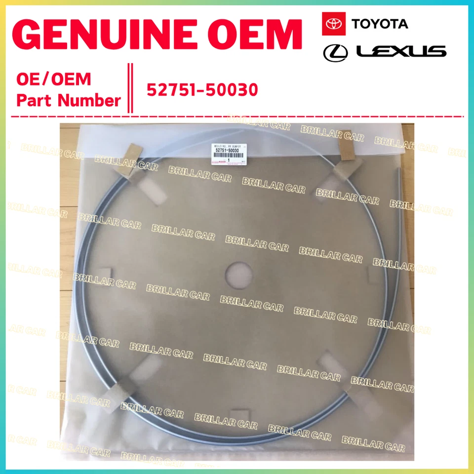 NEW GENUINE LEXUS 2001-2006 LS430 REAR BUMPER CHROME MOULDING 52751-50030 - Изображение 1 из 1