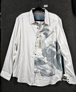 Robert Graham Hemd Herren 3XL What A Trip Classic Fit Stretch Grafik RF231043CF - Bild 1 von 14