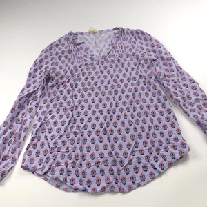 Blusa Top Matilda Jane Motivo Medio Calzoncillo Campesino Popover Rayón Púrpura - Imagen 1 de 7