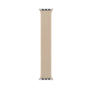 BOUCLE SOLO TRESSÉE APPLE WATCH 45 MM, TAILLE 9 - BEIGE - Photo 1 sur 3
