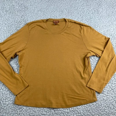 Vintage Orvis Top Shirt Womens XL Brown Long Sleeve Classic - Image 1 of 4