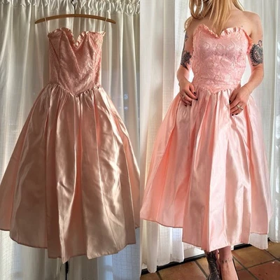 Vestido de graduación vintage Gunne Sax de Jessica McClintock para mujer Foto 1 de 4