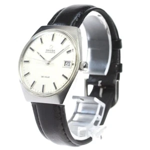 OMEGA De Ville Automatic Winding Mechanical Analog Watch Date Vintage Stock - Picture 1 of 5