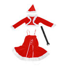  Women Role Play Outfits Santa Suit Costume Christmas Dress Clothing Cosplay