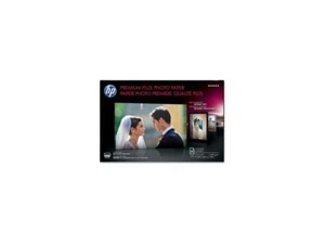 HP Premium Plus Photo Paper 75 lbs. Glossy 11 x 17 25 Sheets/Pack CV065A - Photo 1/12