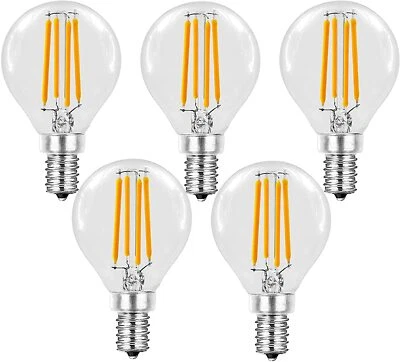 5er Set 5 Watt LED Leuchtmittel E14 Filament 3000K Glühbirne Trango E14002-5 - Bild 1 von 2