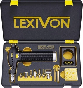 LEXIVON Butane Torch Multi-Function Kit, Premium Self-Igniting Soldering Station - Picture 1 of 9