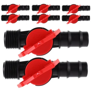 8 Pcs Ball Valve Irrigation Accessories Valves Garden Drip System - Picture 1 of 12
