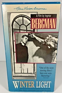 WINTER LIGHT Ingmar Bergman VHS Max Von Sydow INGRID THULIN Gunnar Bjornstrand - Picture 1 of 6
