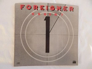 FOREIGNER "URGENT" PICTURE SLEEVE! BRAND NEW! ONLY NEW COPY ON eBAY! - Picture 1 of 2