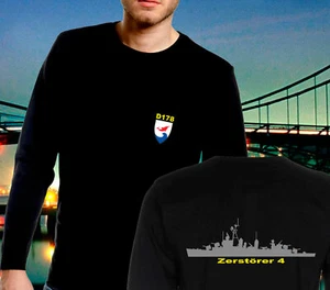 Marine#3 D 178, Zerstörer 4, D178, D-178, Fletcher,Shirt,Polo,Hoody bis 6XL - Picture 1 of 21