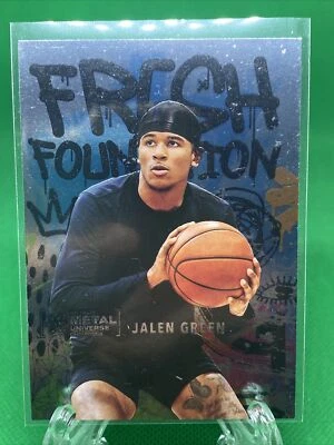 2021 Skybox Metal Universe Champions Fresh Foundation #FF1 Jalen Green - Image 1 of 2