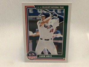 2022 USA Baseball Stars & Stripes CADEN GRICE #13