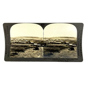 Fotos antiguas de la Primera Guerra Mundial Keystone View Co 18734 soldados estadounidenses regresando a los Estados Unidos - Imagen 1 de 5