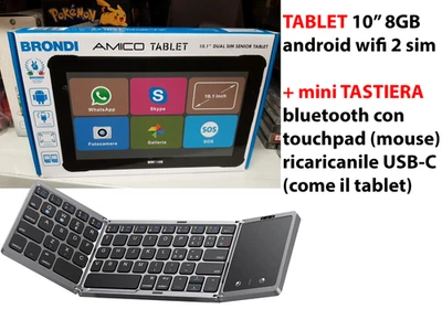 Tablet SENIOREN Freund Brondi Telefon Icons und GROSSE TASTEN Smartphone WHATSAPP - Bild 1 von 4