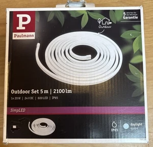 Paulmann Simpled Outdoor Stripe Set 5M Tageslicht Daylight Neu ! - Bild 1 von 2
