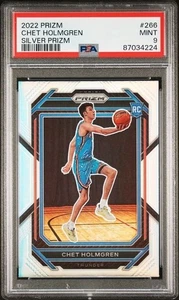 2022 Prizm - Silver Prizm - Chet Holmgren #266 - PSA 9 - FREE Shipping - Picture 1 of 2