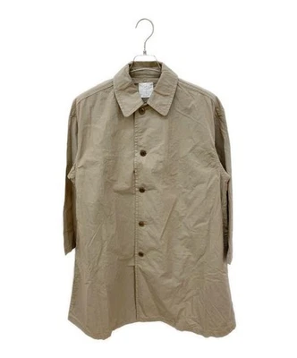 Abrigo Camisa Journal Standard Luxe Ripstop Beige Algodón Usado Foto 1 de 4