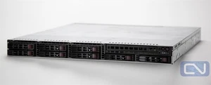 Supermicro CSE-113M X10DRL-CT (2x 600w) PSU 1U 8-Bay 2.5" 2x E5-2623v4 64GB DDR4 - Picture 1 of 6