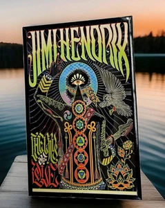 Jimi Hendrix Cry of Love Tribute Framed Poster - Picture 1 of 2