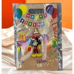 Prendedor de pastel de cumpleaños Disney Mickey Mouse nuevo en paquete - Imagen 1 de 3